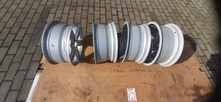 4x Alufelge 16 Zoll 7.0" 5x112 46ET Glanz Silber 8K0071496 Audi Rim Wheel FEL9143196047se