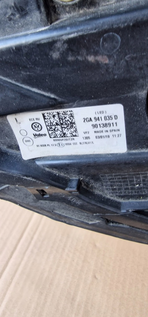 Frontscheinwerfer VW T-Roc 2GA941035D LED Links Scheinwerfer Headlight