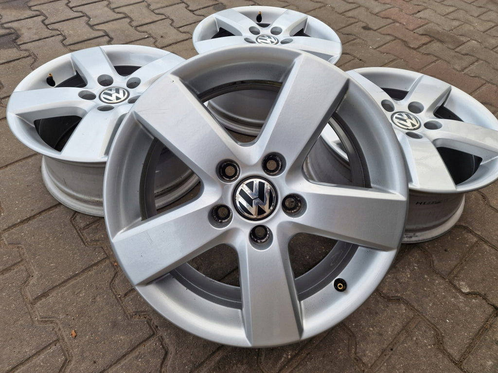 4x Alufelge 16 Zoll 6.5" 5x112 50ET 1T0601025M VW Touran Golf I Rim Wheel FEL9350889808de