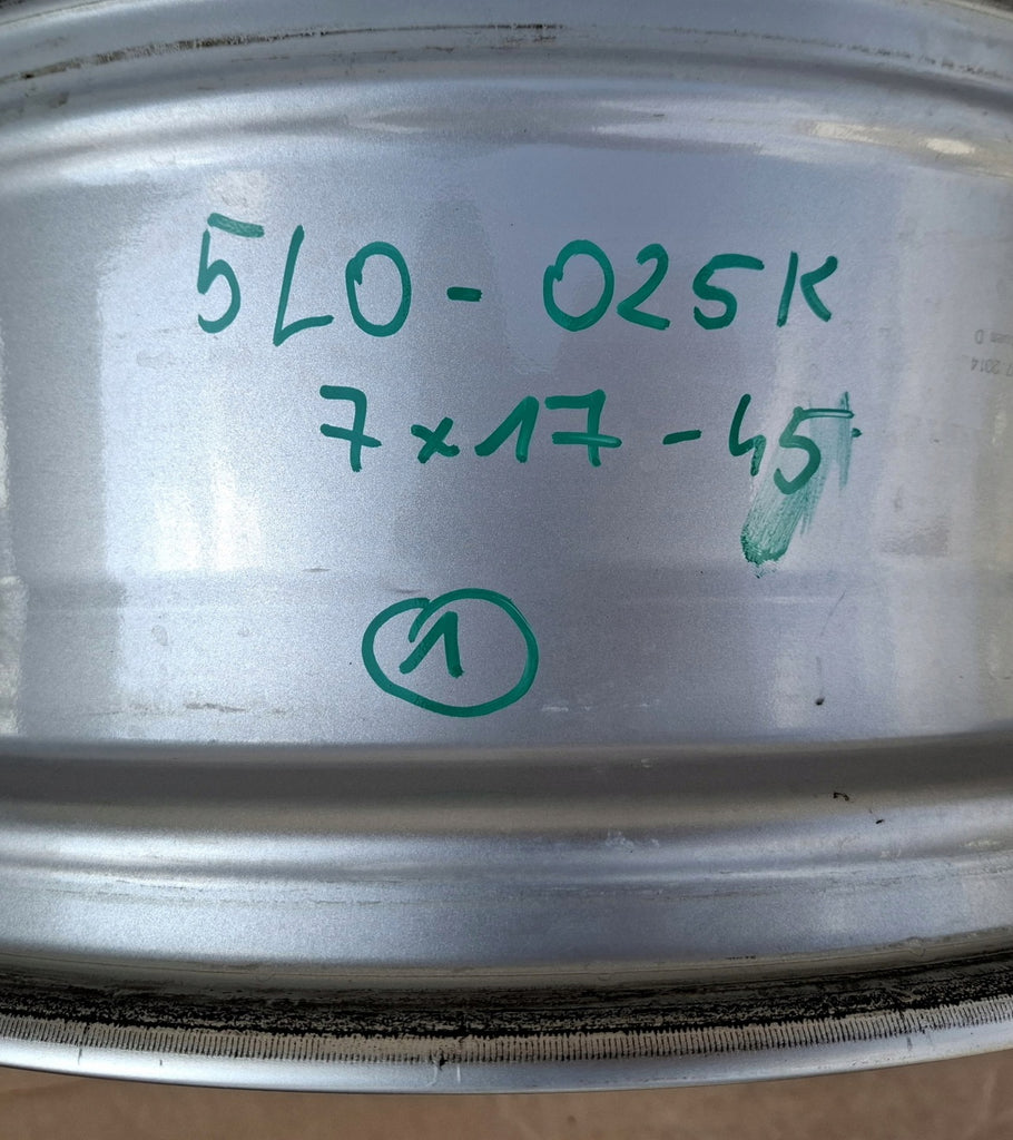 1x Alufelge 17 Zoll 7.0" 5x112 45ET 5L0601025K Skoda I Rim Wheel FEL3736832488ml