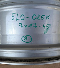 Load image into Gallery viewer, 1x Alufelge 17 Zoll 7.0" 5x112 45ET 5L0601025K Skoda I Rim Wheel FEL3736832488ml