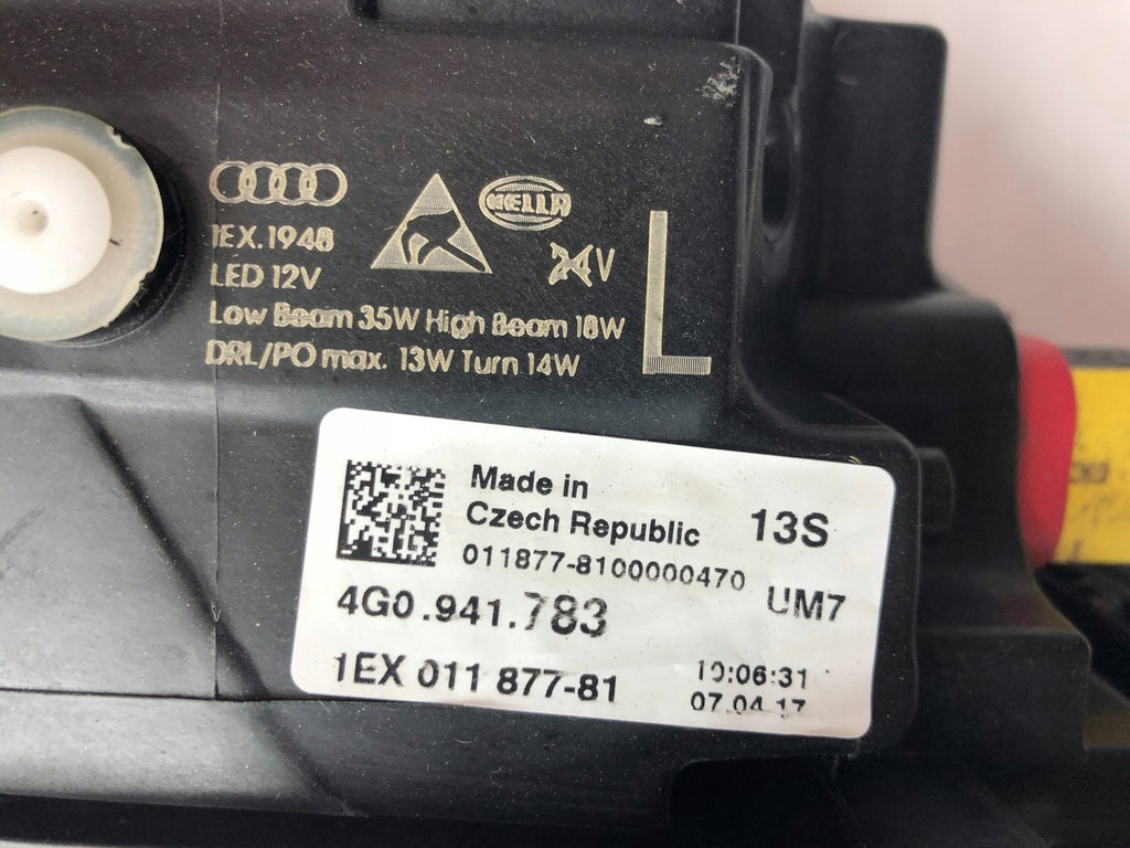 Frontscheinwerfer Audi A6 C7 4G0941035 LED Links Scheinwerfer Headlight