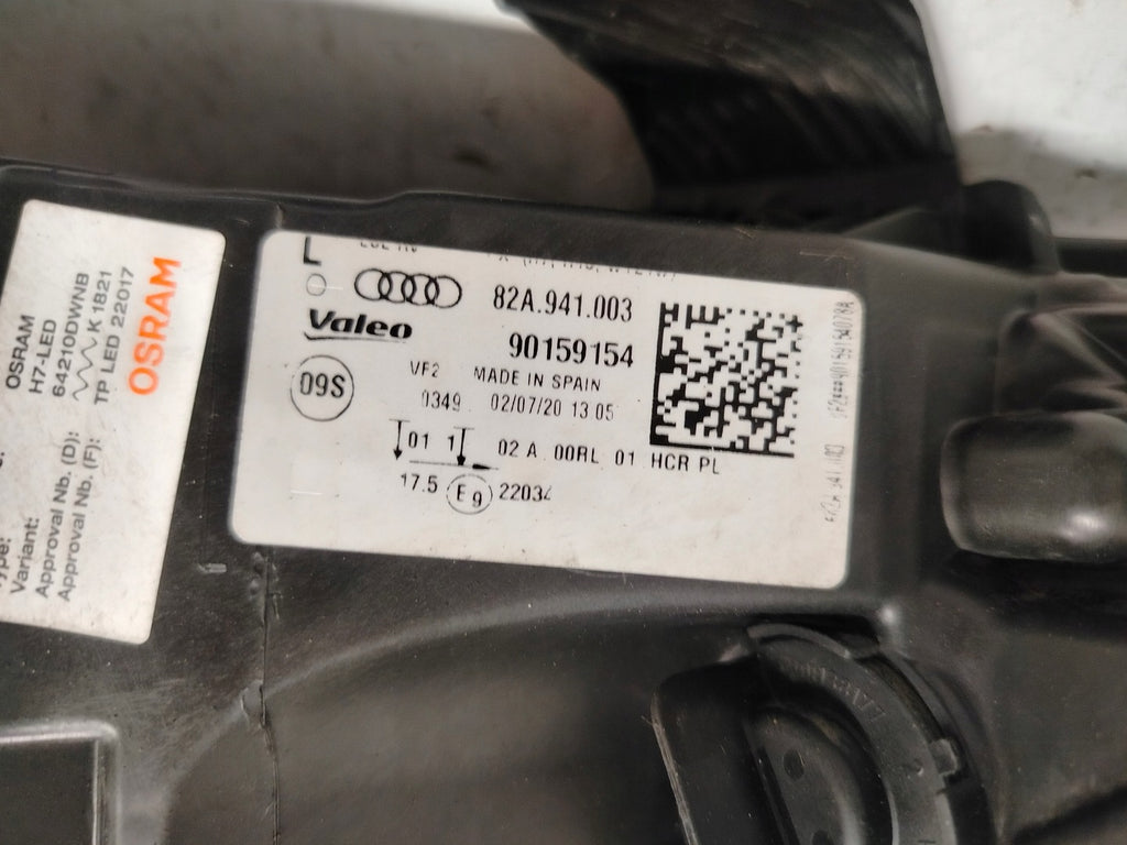 Frontscheinwerfer Audi A1 82A941003 Links Scheinwerfer Headlight SCH8810836290br