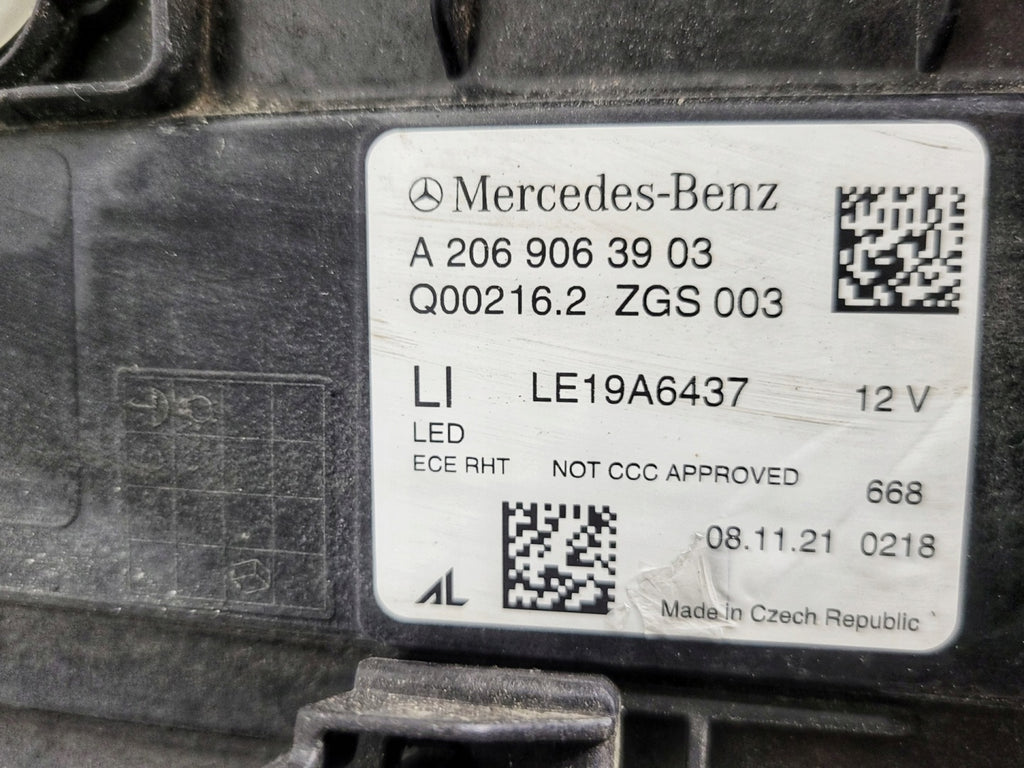 Frontscheinwerfer Mercedes-Benz W206 A2069063903 LED Links Headlight SCH1352105017fx