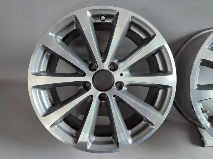 4x Alufelge 17 Zoll 7.5" 5x112 40ET Glanz Silber A2134011300 Mercedes-Benz W213 FEL6735198426yw