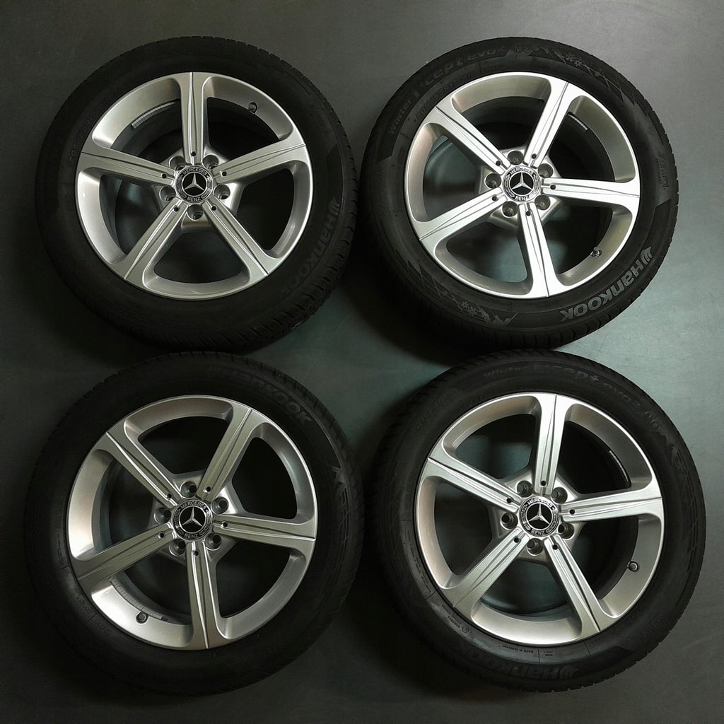 4x Alufelge 17 Zoll 6.5" 5x112 44ET Glanz Silber Mercedes-Benz W177 Rim Wheel FEL5132142073hp