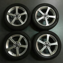 Laden Sie das Bild in den Galerie-Viewer, 4x Alufelge 17 Zoll 6.5" 5x112 44ET Glanz Silber Mercedes-Benz W177 Rim Wheel FEL5132142073hp