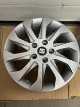 Laden Sie das Bild in den Galerie-Viewer, 4x Alufelge 16 Zoll 6.5" 5x112 46ET Glanz Silber 5F0601025A Seat Leon Rim Wheel FEL4548453253xm