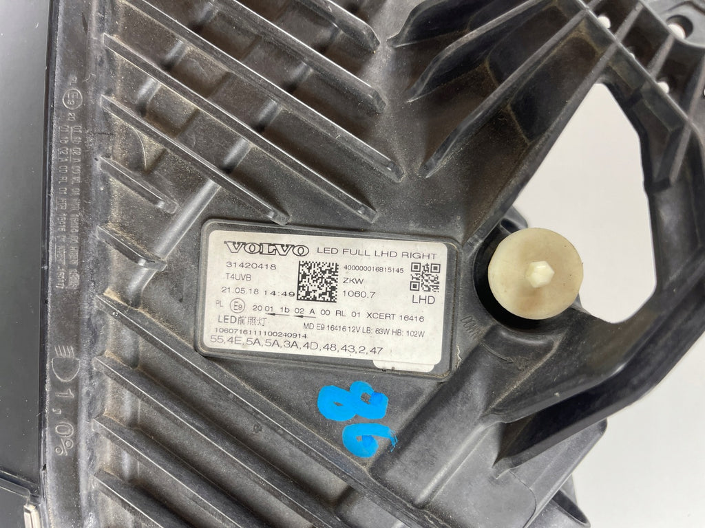 Frontscheinwerfer BMW Xc60 II 31420418 LED Rechts Scheinwerfer Headlight SCH1562211164hx