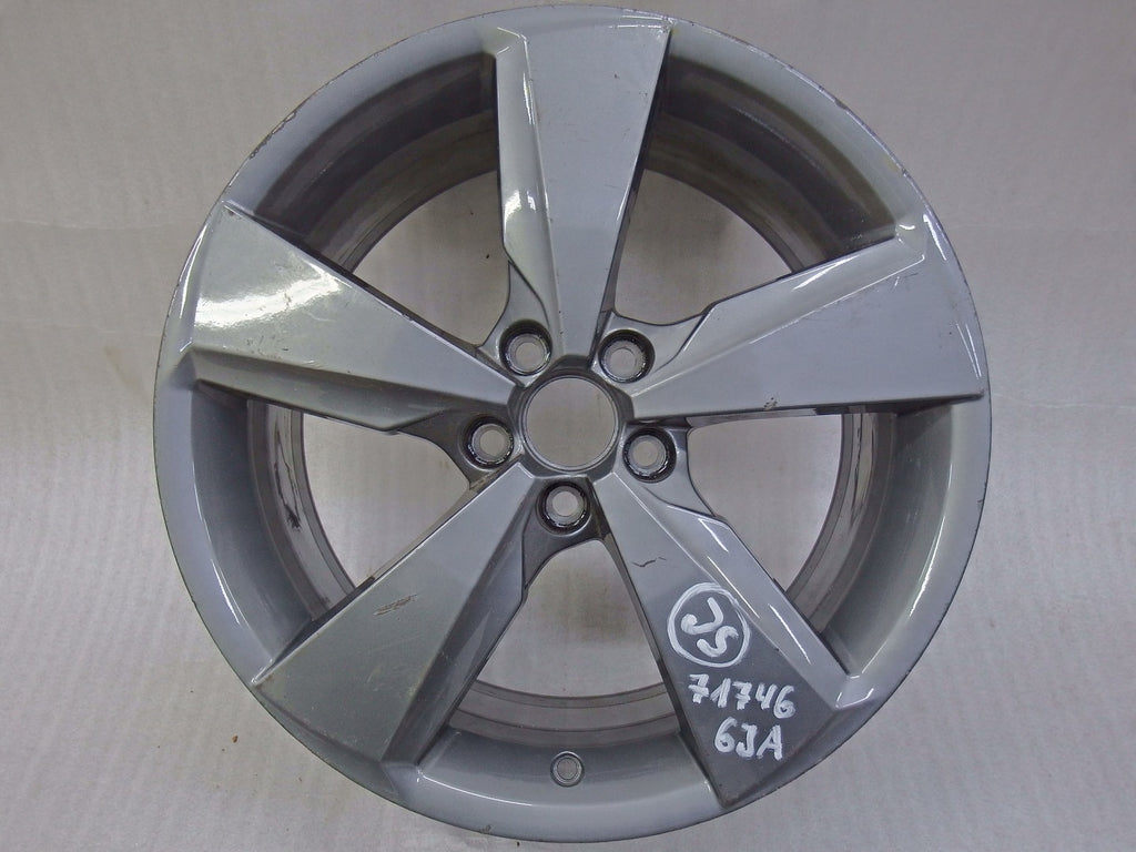 1x Alufelge 17 Zoll 7.0" 5x100 46ET Glanz Grau 6JA601025F Seat Toledo Rim Wheel