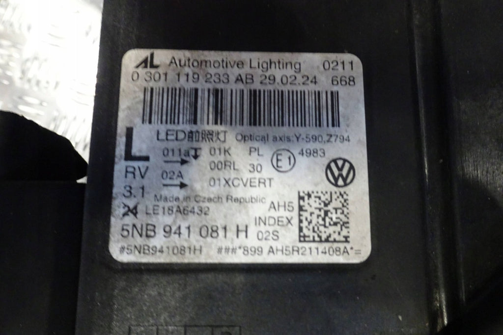 Frontscheinwerfer VW Tiguan 5NB941081H Links Scheinwerfer Headlight SCH8267844911nh