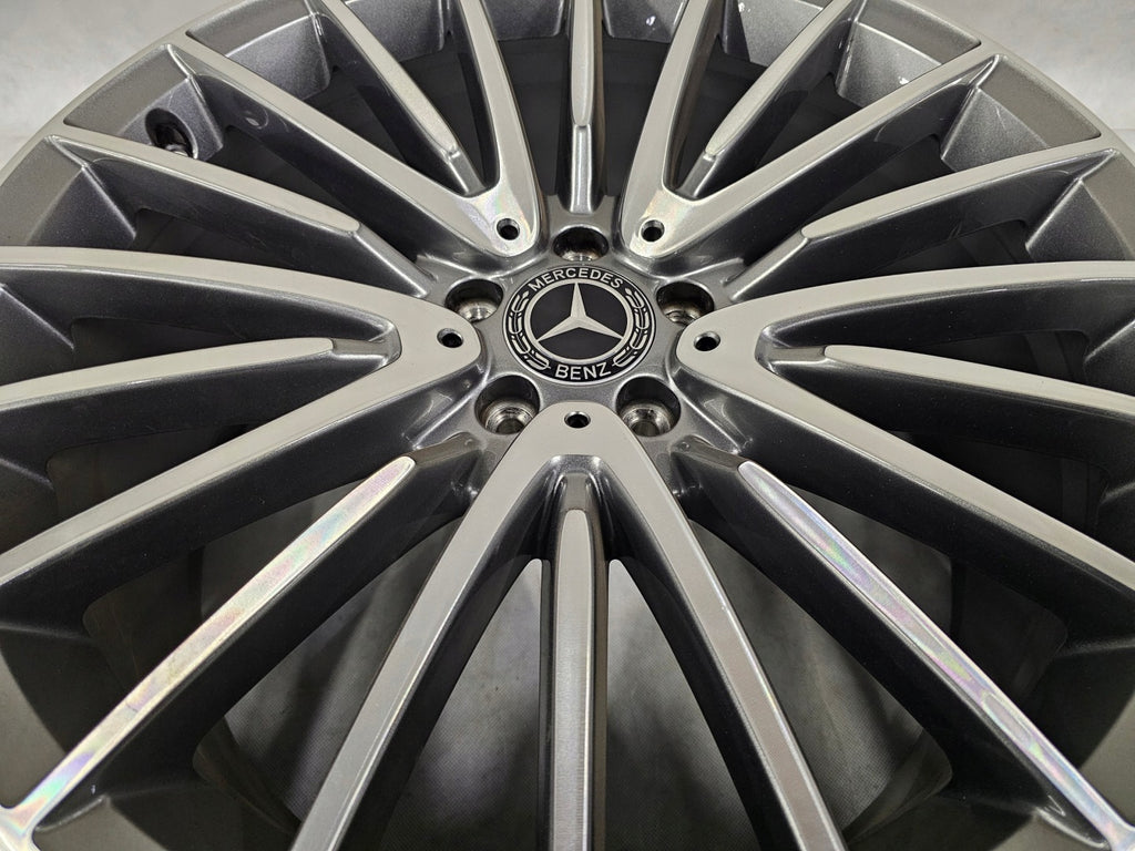 1x Alufelge 21 Zoll 9.0" 5x112 34ET Glanz Silber A2234011700 Mercedes-Benz W223 FEL3348021217rv