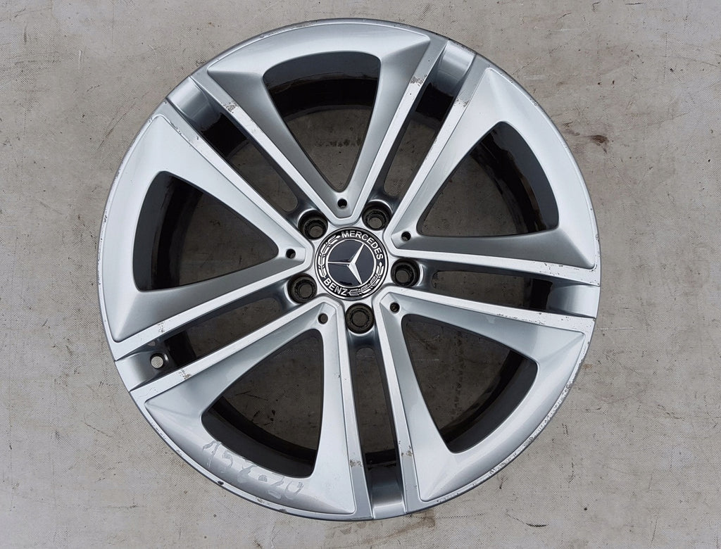 1x Alufelge 18 Zoll 9.0" 5x112 33ET Glanz Silber A2574010200 Mercedes-Benz Cls