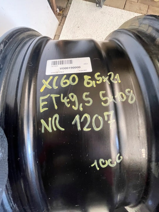 1x Alufelge 21 Zoll 8.5" 5x108 49ET 31423854 Volvo Xc90 Xc60 Rim Wheel FEL7691604919yk
