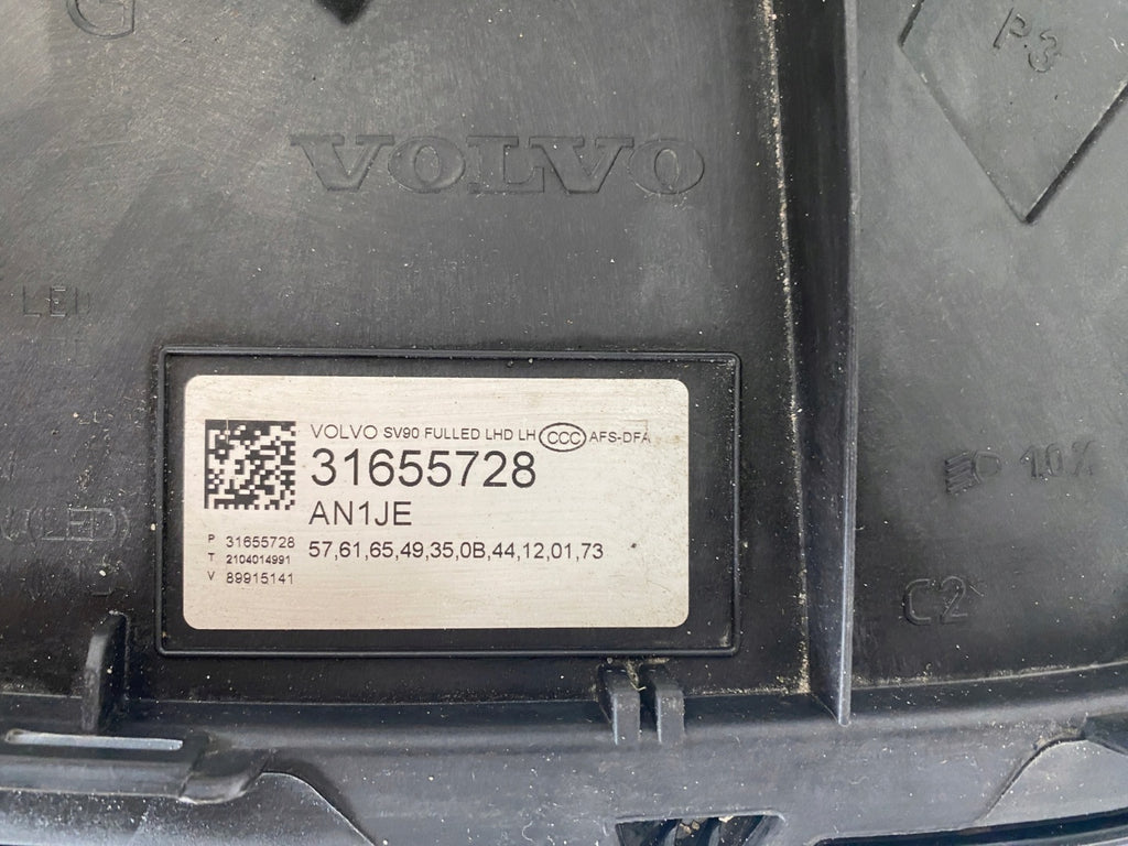 Frontscheinwerfer Volvo S90 V90 31655728 LED Links Scheinwerfer Headlight SCH5958657202td
