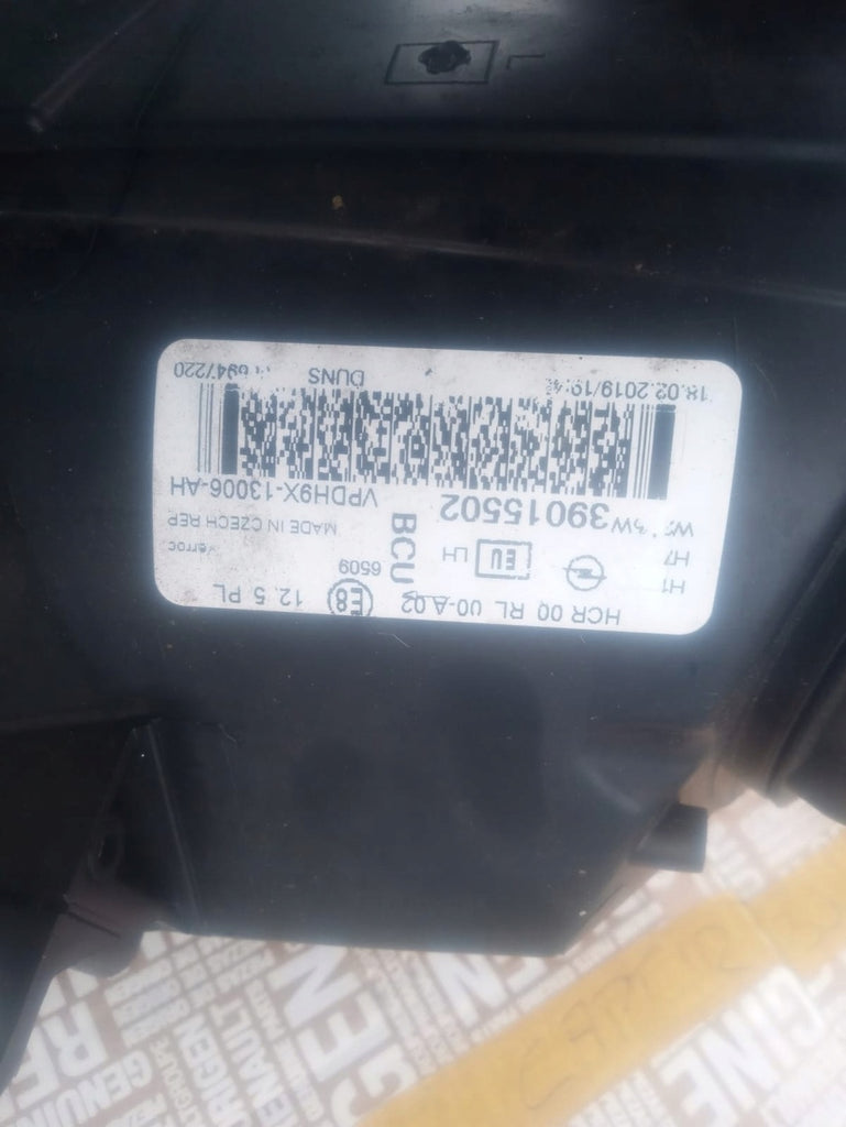 Frontscheinwerfer Opel Adam 39015502 Ein Stück (Rechts oder Links) Headlight