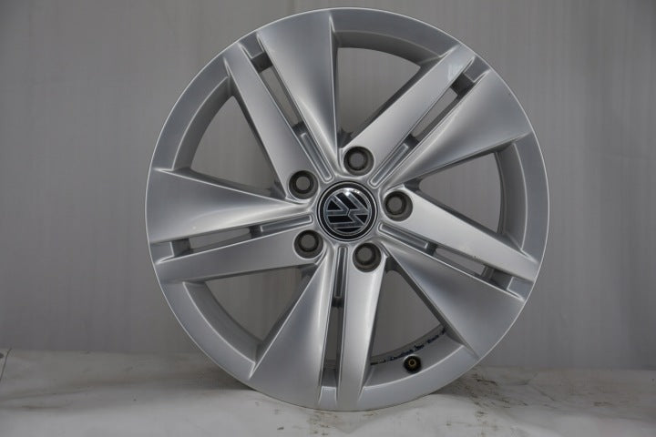 4x Alufelge 16 Zoll 7.0" 5x112 48ET Glanz Silber 5H0601025 VW I Rim Wheel FEL6740042657hh