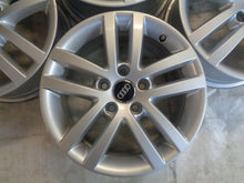 Laden Sie das Bild in den Galerie-Viewer, 4x Alufelge 16 Zoll 6.5" 5x112 50ET Glanz Silber 5K0601025E Audi I Golf Vi FEL4499988648ed
