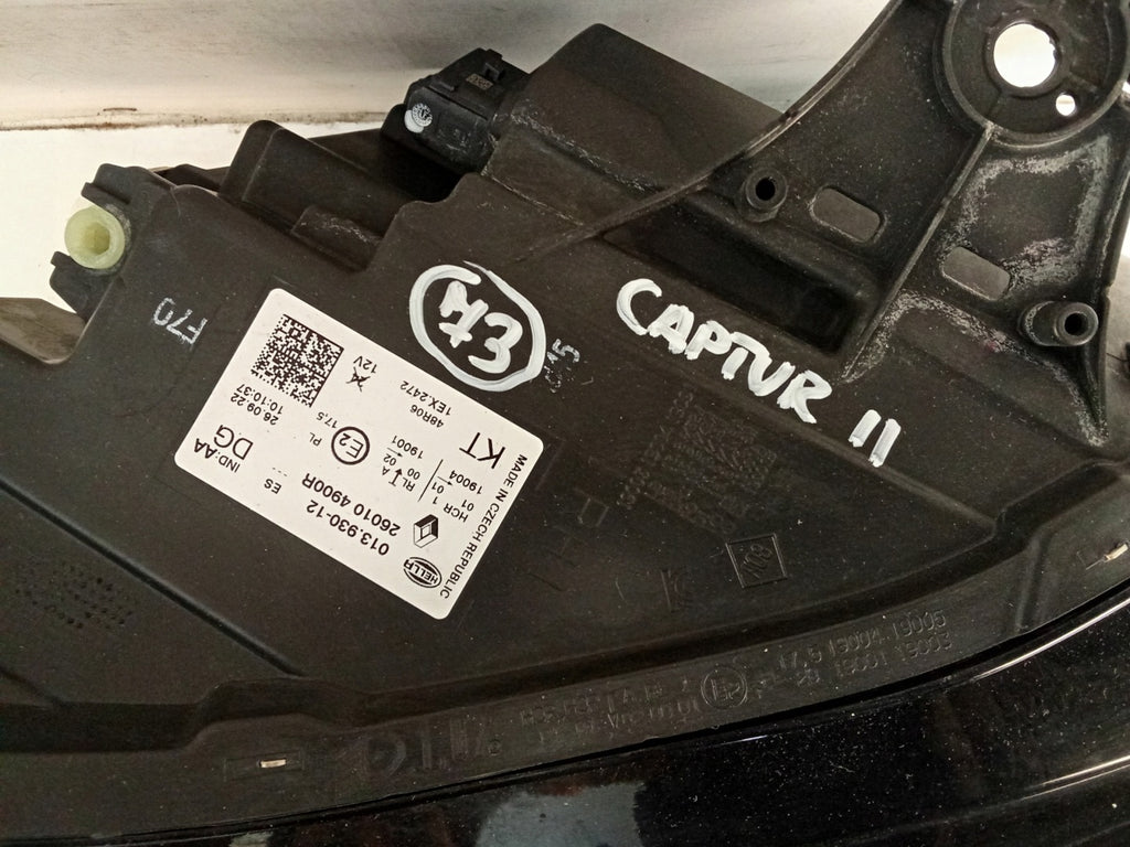 Frontscheinwerfer Renault Captur II 260104900R Rechts Scheinwerfer Headlight SCH3727032713ja