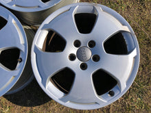 Load image into Gallery viewer, 4x Alufelge 17 Zoll 7.5&quot; 5x112 56ET Glanz Silber 8P0601025C Audi A3 Tt Rim Wheel