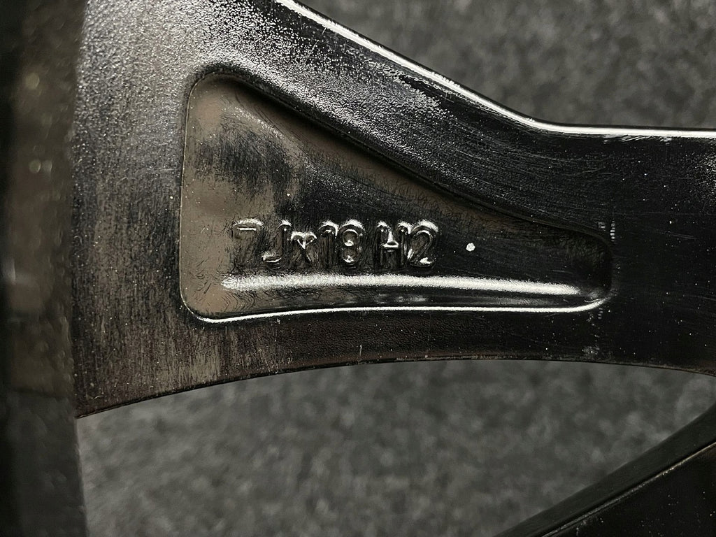 1x Alufelge 18 Zoll 7.0" 5x112 54ET Glanz Schwarz 6898049 Mini F57 F56 F55