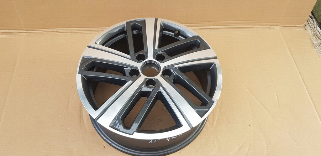 1x Alufelge 17 Zoll 6.5" 5x112 49ET 2K7601025C VW Caddy Rim Wheel FEL5901889370sw