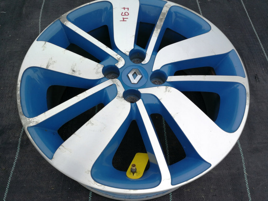 1x Alufelge 17 Zoll 7.0" 4x100 44ET Glanz Schwarz 403007138R Renault Clio FEL6701218125nu