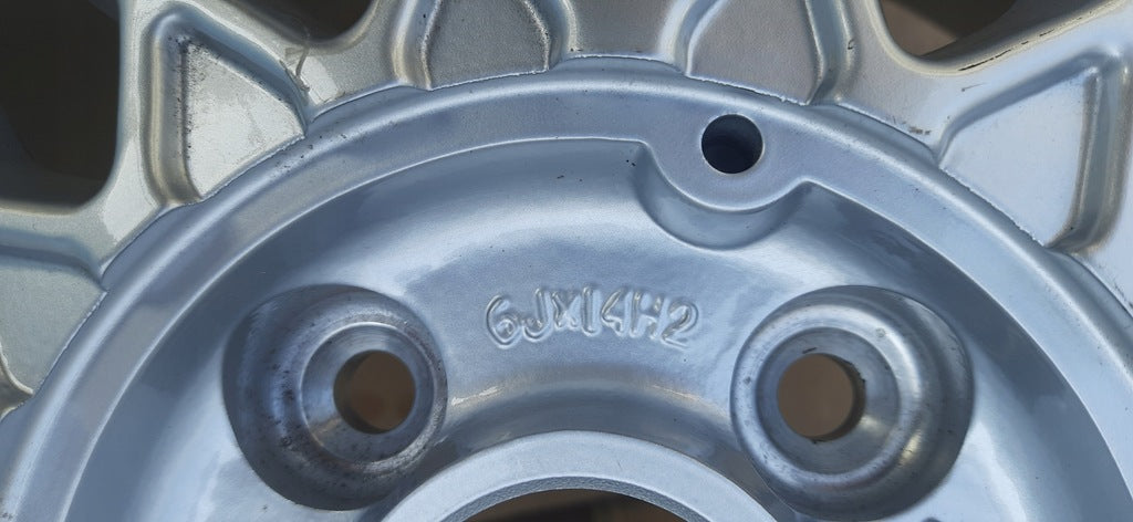 1x Alufelge 14 Zoll 6.0" 4x100 38ET 3276010251 Vw Rim Wheel FEL1340827263ea