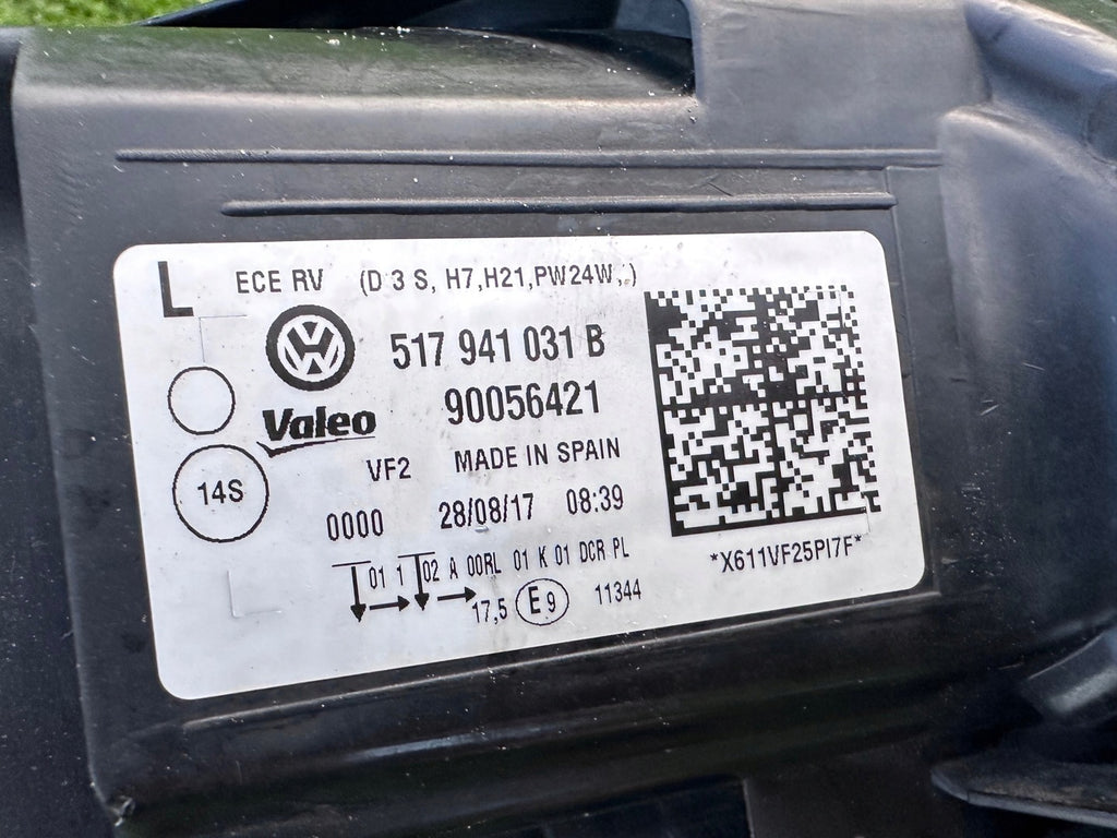 Frontscheinwerfer VW Golf VII Sportsvan 517941031B Xenon Links Headlight SCH4402383231kf