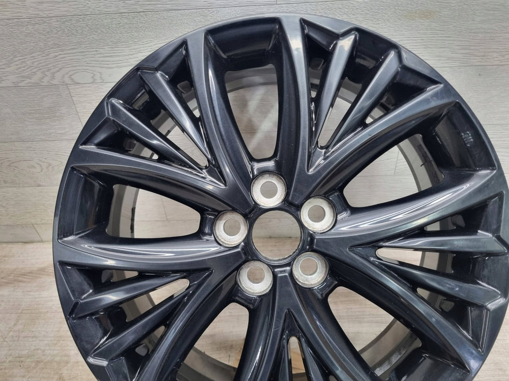 1x Alufelge 17 Zoll 6.5" 5x100 50ET Glanz Schwarz PW4570D005 Toyota Yaris FEL6582191414kd