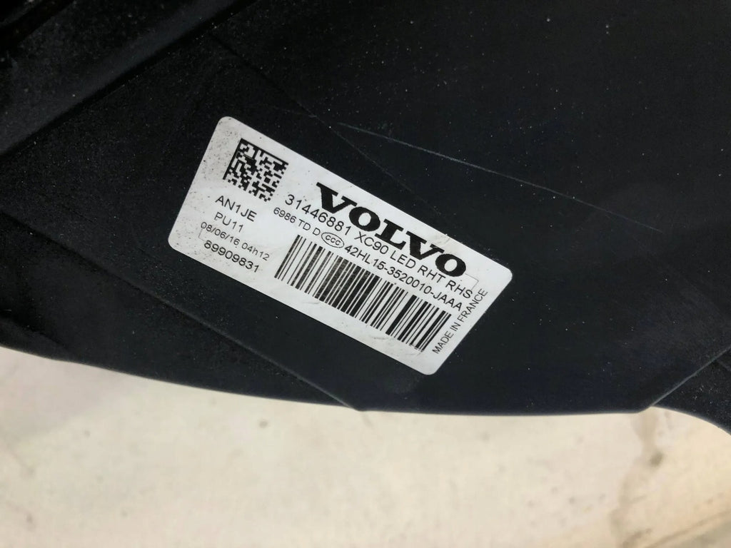 Frontscheinwerfer Volvo Xc90 31446881 Rechts Scheinwerfer Headlight