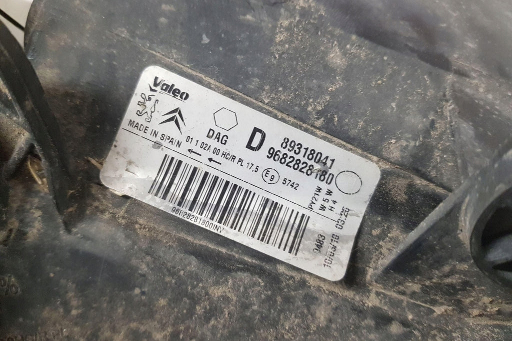 Frontscheinwerfer Citroën Berlingo 9682828180 Rechts Scheinwerfer Headlight