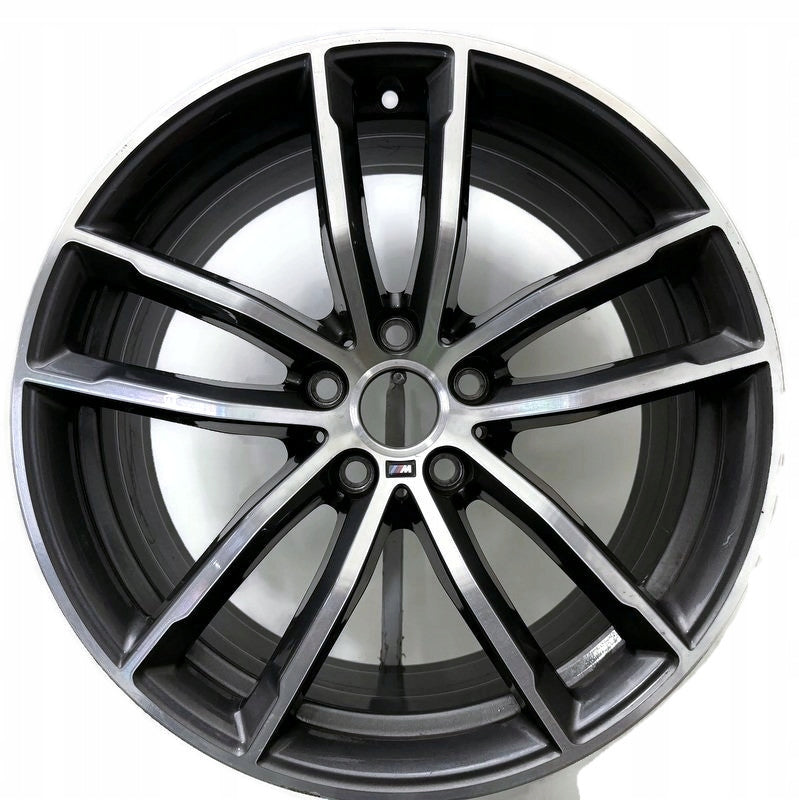 1x Alufelge 18 Zoll 8.0" 5x112 30ET Glanz Graphit 8093915 BMW 1 Mg Rim Wheel FEL1580352493kg