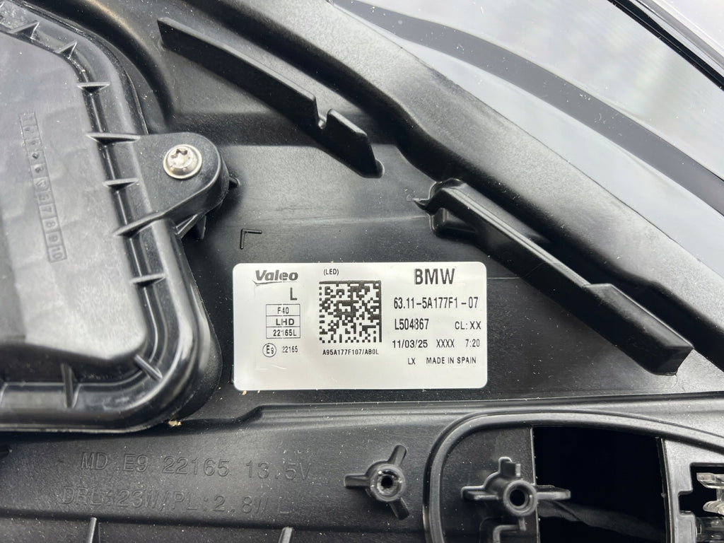 Frontscheinwerfer BMW 1 F40 5A177F1 Full LED Links Scheinwerfer Headlight SCH1164098081ji