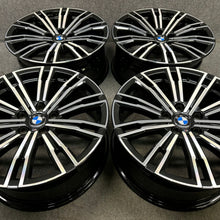 Laden Sie das Bild in den Galerie-Viewer, 4x Alufelge 18 Zoll 7.5" 5x112 25ET Glanz Graphit 8089890 BMW 3 G21 G20 Mg FEL9641344570kg