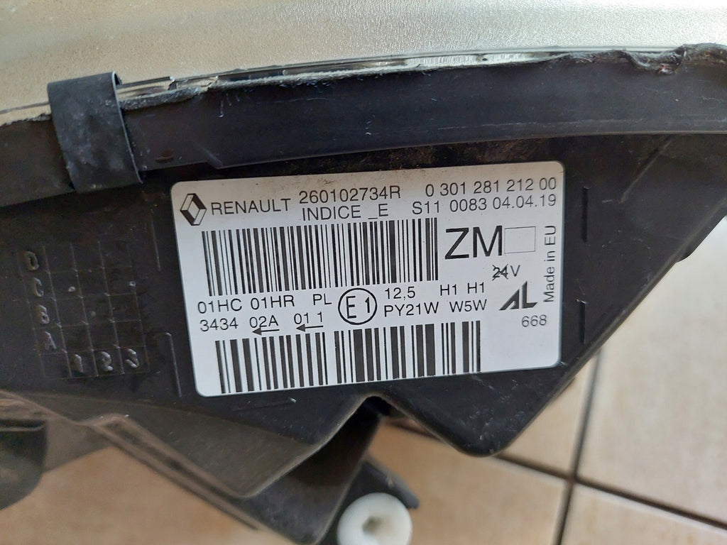 Frontscheinwerfer Renault Captur 260102734R-1 Rechts Scheinwerfer Headlight SCH7310189793hd