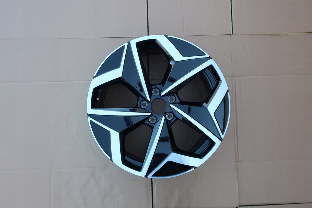 1x Alufelge 19 Zoll 7.5" 5x112 50ET Glanz Schwarz 10A601025J VW I Rim Wheel FEL8703832976ww