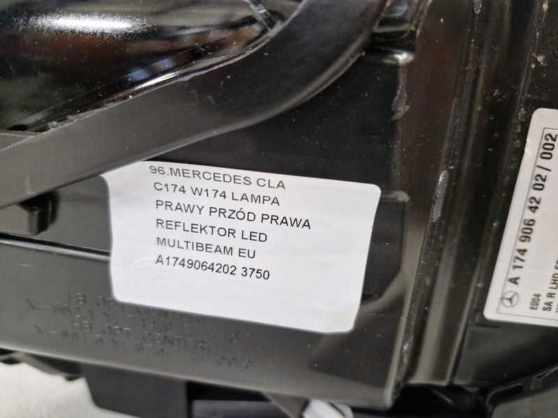 Frontscheinwerfer Mercedes-Benz Cla A1749064202 Rechts Scheinwerfer Headlight SCH6349555031kx
