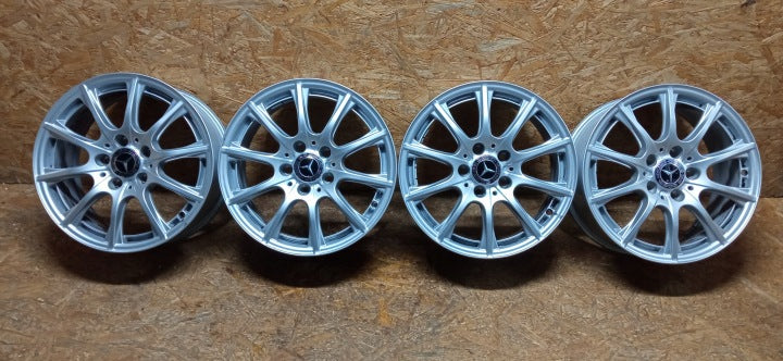 4x Alufelge 16 Zoll 6.5" 5x112 38ET A2054012400 Mercedes-Benz W205 Rim Wheel FEL7622993246fm