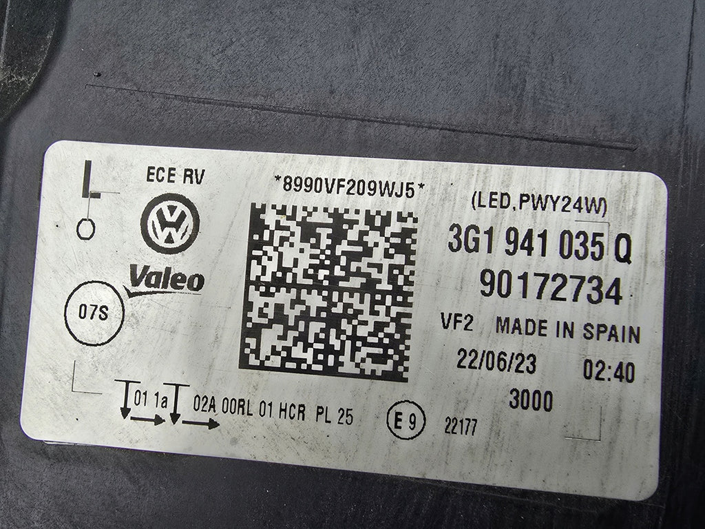 Frontscheinwerfer VW Passat B8 3G1941035Q LED Ein Stück (Rechts oder Links) SCH9313161061kn