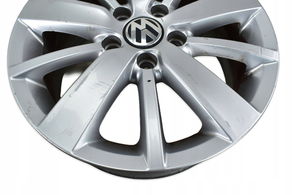 1x Alufelge 16 Zoll 6.5" 5x112 50ET Glanz Silber 5K0601025S VW Passat Golf VI I FEL6686802355hj