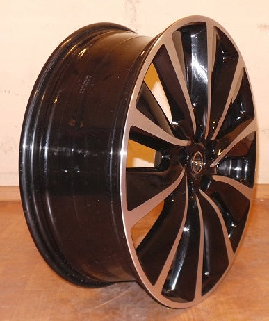 1x Alufelge 19 Zoll 7.0" 5x108 38ET Glanz Schwarz YP00174580 Opel Grandland FEL7258346771we