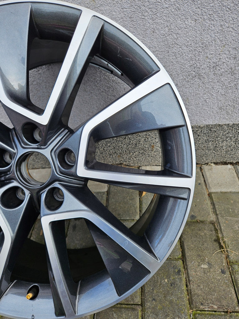 1x Alufelge 18 Zoll 7.0" 5x112 45ET Glanz Graphit 57A601025D Mg Kodiaq Rim Wheel FEL4120079619cp