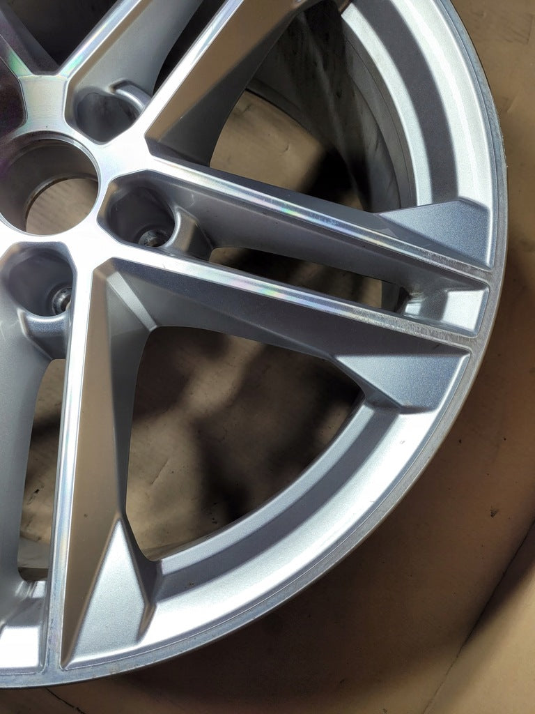 1x Alufelge 19 Zoll 8.0" 5x112 39ET Glanz Silber 80A601025 Audi Q5 Rim Wheel FEL5725152395ef