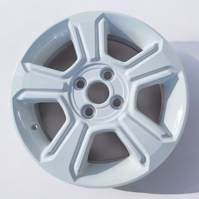 1x Alufelge 15 Zoll 4.5" 4x100 35ET Glanz Weiß PZ493-906772 Toyota Rim Wheel