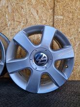 Laden Sie das Bild in den Galerie-Viewer, 4x Alufelge 16 Zoll 6.5" 5x112 50ET Glanz Silber 1T0601025C VW I Rim Wheel FEL2909002518he