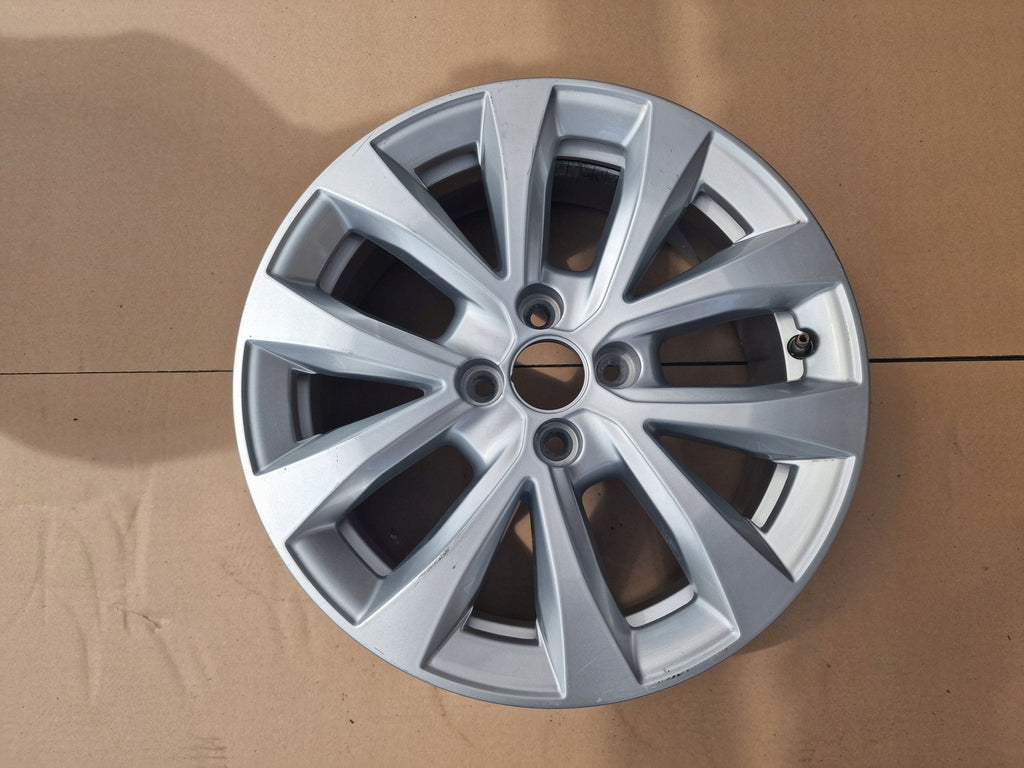 1x Alufelge 16 Zoll 6.5" 4x100 37ET Glanz Silber 403009968R Renault Clio 1