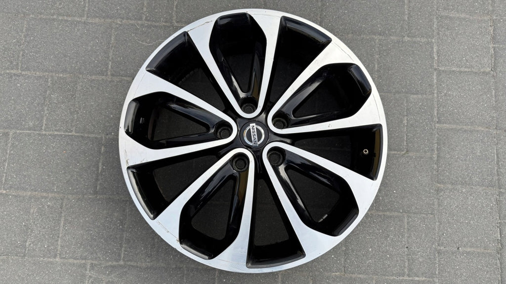 1x Alufelge 18 Zoll 6.5" 5x114.3 40ET Schwarz JD18AMB73 Nissan Qashqai I FEL1059965666xp