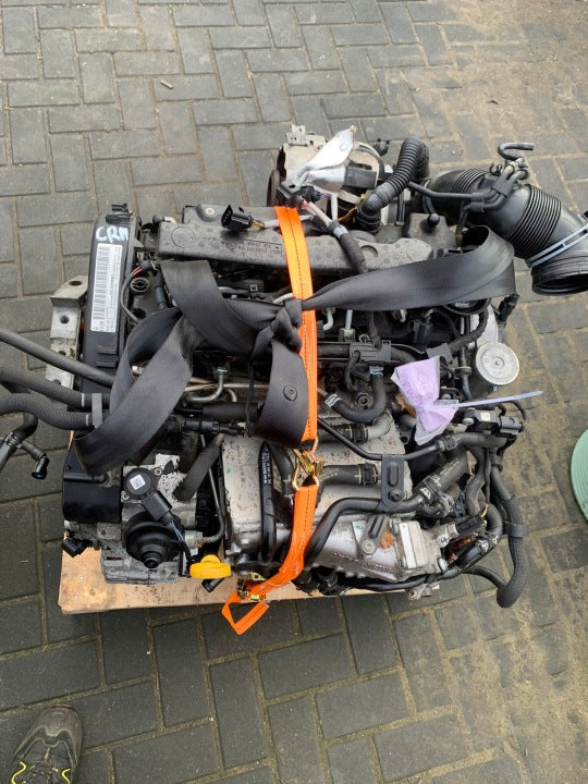 Motor Seat Skoda VW I CRMA CRMB 2.0 TDI 117TKm Diesel Engine Komplett MOT2407032864lt