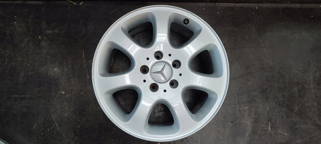 1x Alufelge 16 Zoll 8.0" 5x112 Glanz A209401002 Mercedes-Benz Rim Wheel